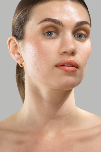 Oorbellen Golden Spark – 18k Verguld