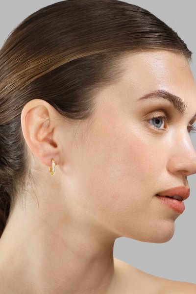 Oorbellen Golden Spark – 18k Verguld