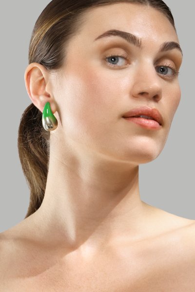 Oorbellen Verdé Glow – Verzilverd