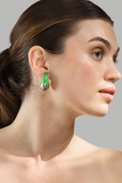 Oorbellen Verdé Glow – Verzilverd