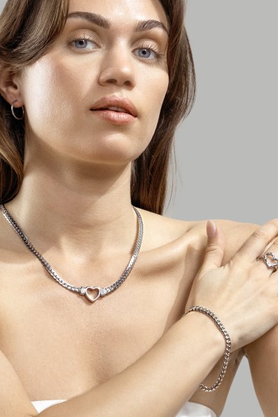 Ring Heartbeat - Verzilverd
