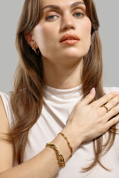 Lava Glow Armband - 18k Vergulde Armband