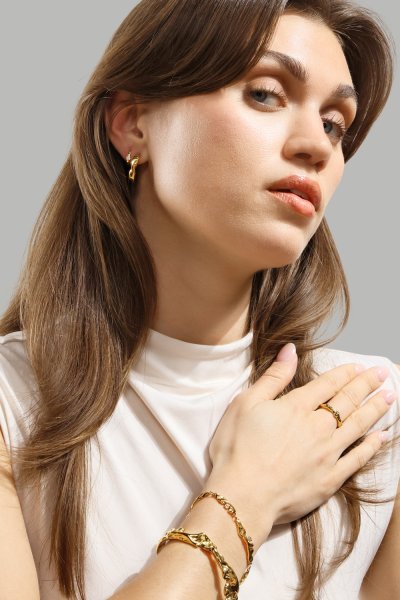 Armband Current - 18k Verguld