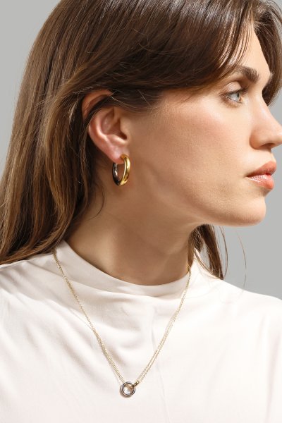 Ketting Orbit – Verzilverd