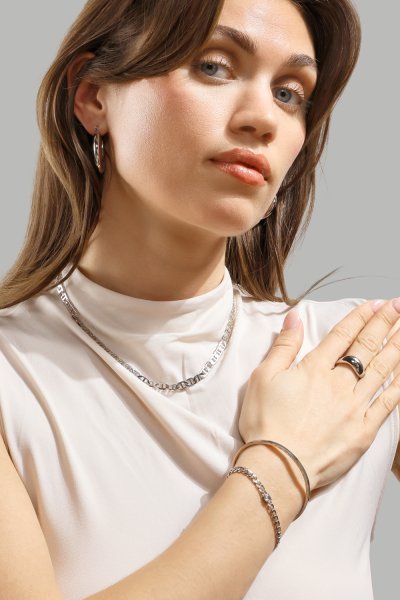 Ondina Ring - Verzilverd