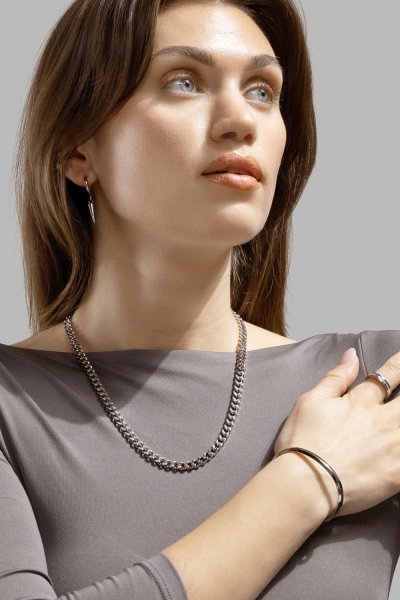 Ketting Urban - Verzilverd