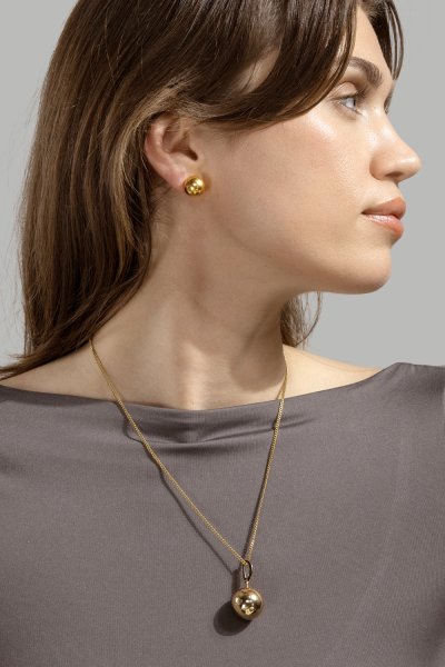 Orb Earrings - 18k Verguld