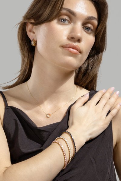 Armband Brillara - 18k Verguld