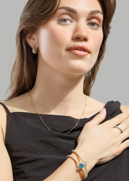 Armband Lunara Charm - 18k Verguld