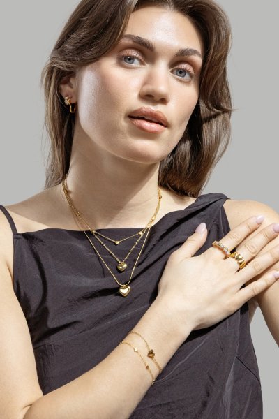 Ketting Coralia – 18k Verguld