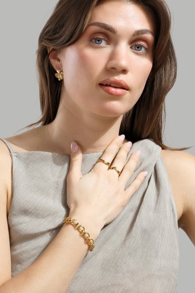 Florabella Oorbellen - 18k Verguld