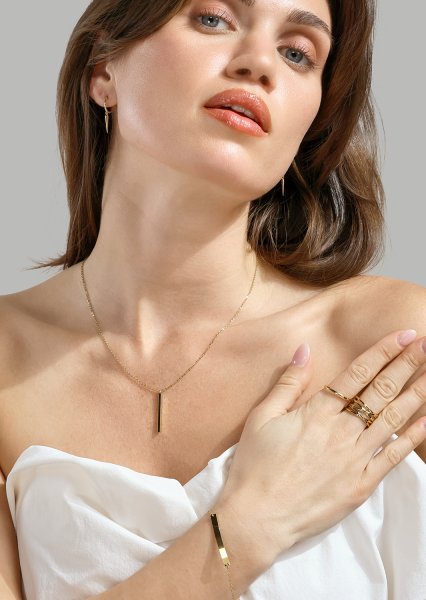 Ketting Line – 18k Verguld