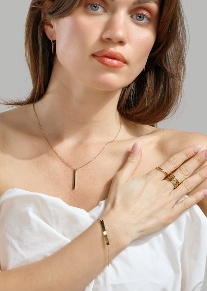 Armband Lineara - 18k Verguld