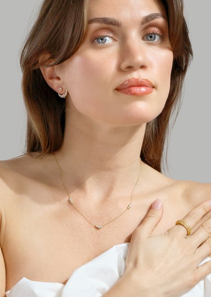 Oorbel Glimra - 18k Verguld