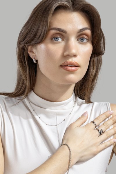 Ring Bold Drops - Verzilverd