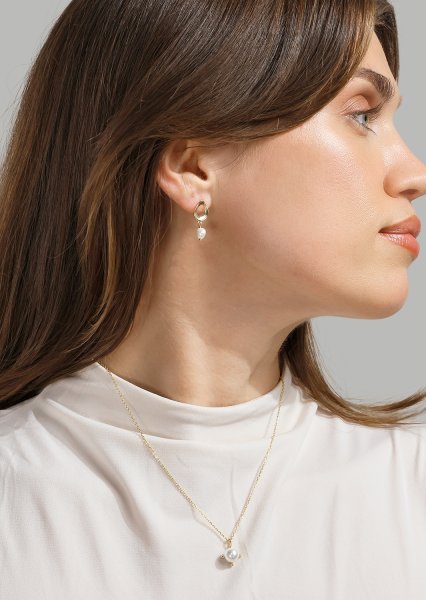Ketting North Pearl - 18k Verguld