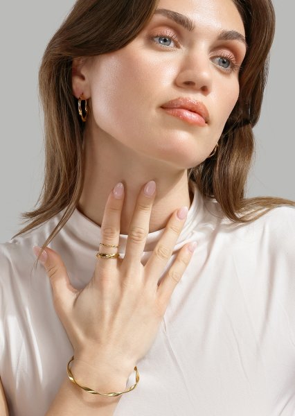 Ring Twist Whisper - 18k Verguld