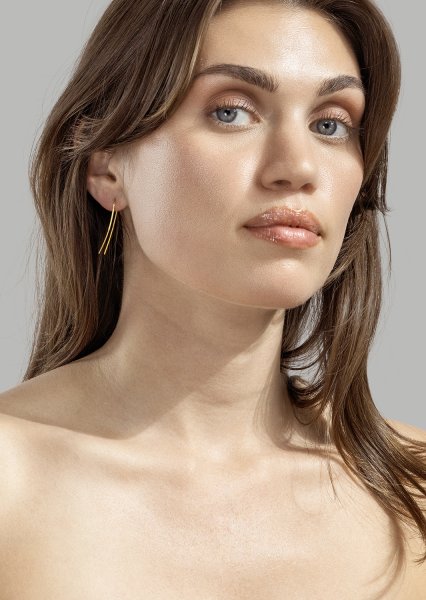 Oorbel Stella - 18k Verguld