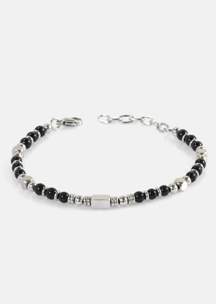 Kralenarmband Obsidian Crest