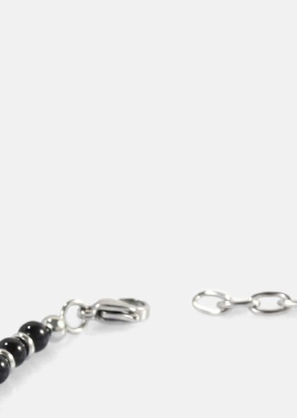 Kralenarmband Obsidian Crest