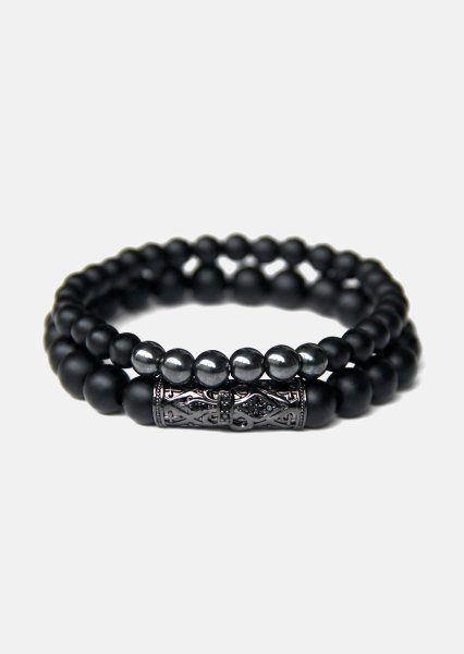 Kralenarmband Obsidian Echo