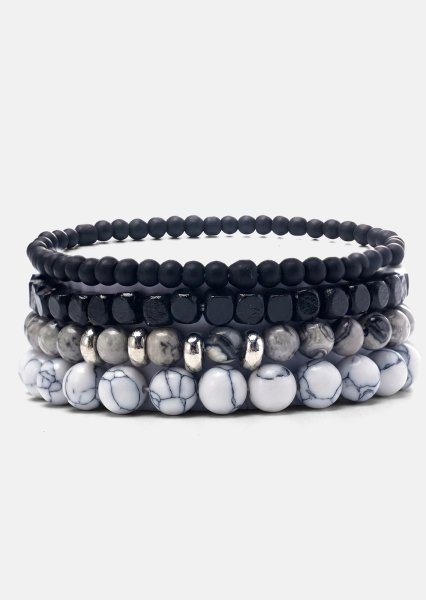 Kralenarmband Ebon Majesty