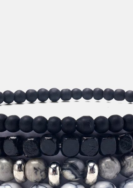 Kralenarmband Ebon Majesty