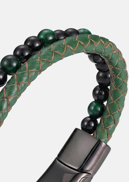 Leren armband Verdant Veil