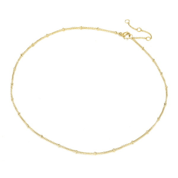 Ketting Dots - 18k Verguld