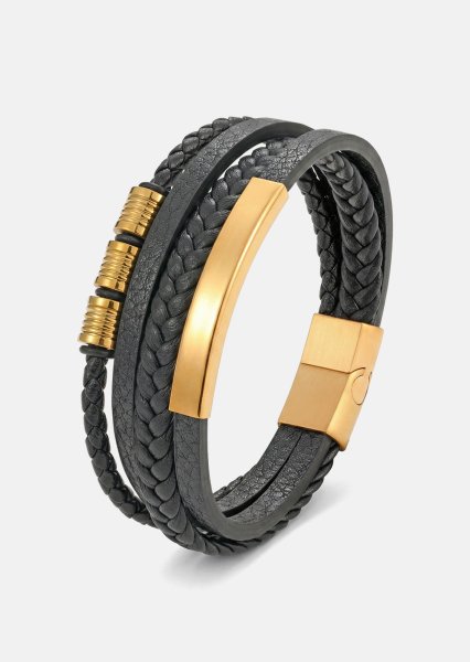 Leren armband Titan Embrace