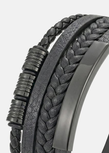Leren armband Iron Vow
