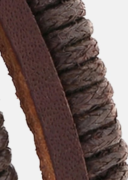 Leren armband Echelon Weave