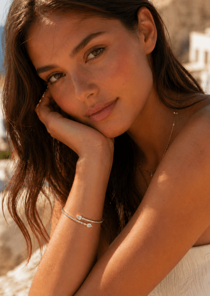 Armband Lumière Spark Stack - 18k Verguld
