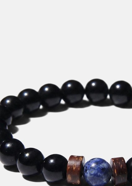 Kralenarmband Obsidian Forge