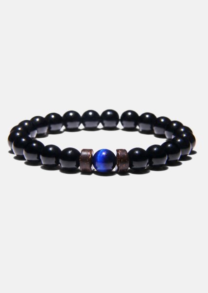 Kralenarmband Obsidian Axis