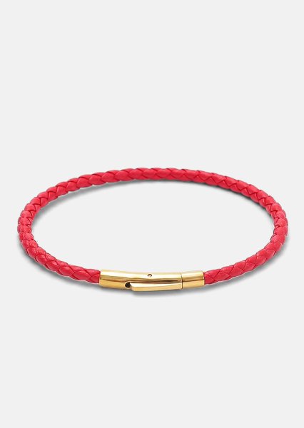 Leren armband Crimson Cadenza