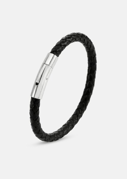 Leren armband Velor Crest