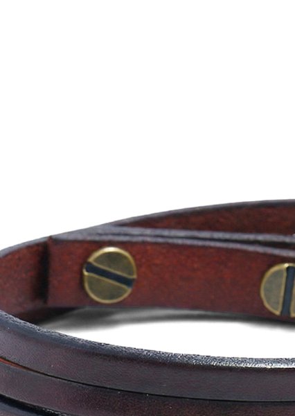 Leren armband Rugged Stride