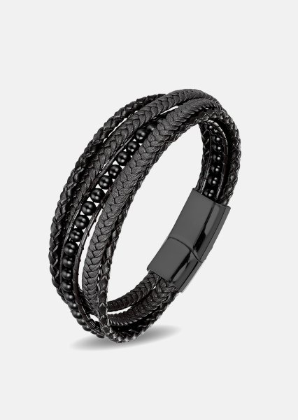 Leren armband Raven Echo
