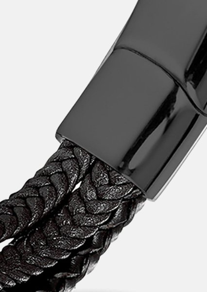 Leren armband Raven Echo