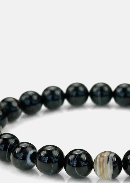 Kralenarmband Obsidian Stride