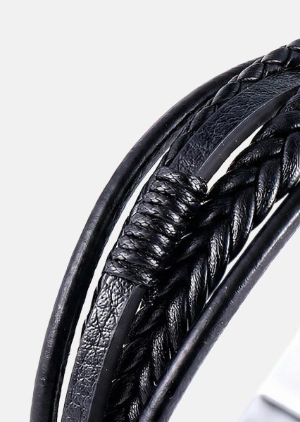 Leren armband Titan Tranquil