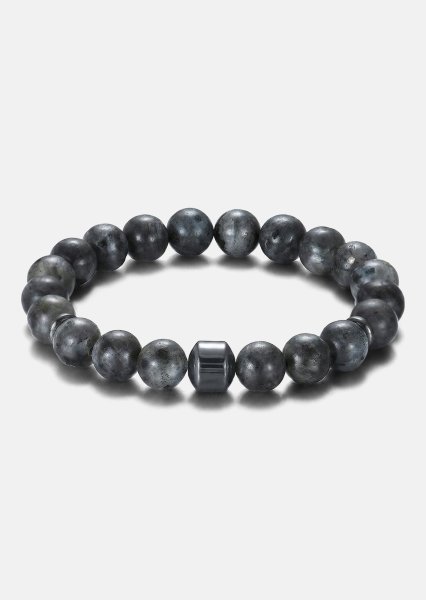 Kralenarmband Obsidian Charm