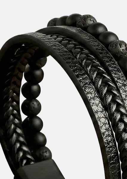 Leren armband Nightfall Bond