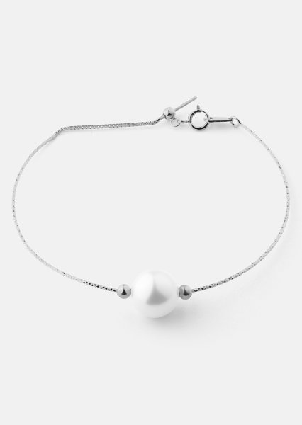 Armband Pearl Aura - Verzilverd