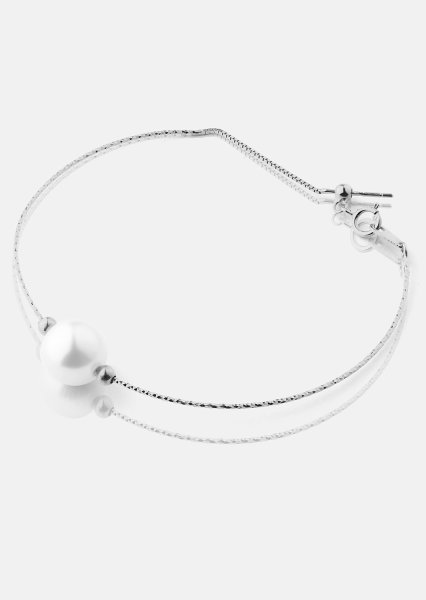 Armband Pearl Aura - Verzilverd