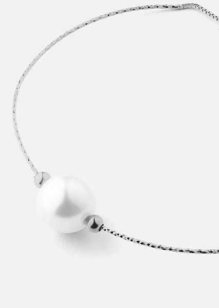 Armband Pearl Aura - Verzilverd