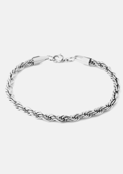 Armband Twisted Link- Verzilverd