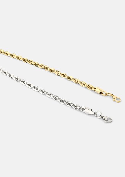 Armband Twisted Link- Verzilverd