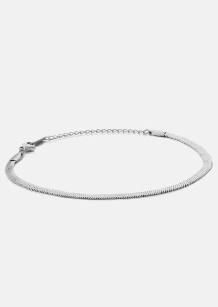 Armband Sleek Chain- Verzilverd